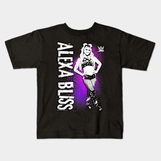 Alexa Bliss Full Body Distressed Portrait Kids T-Shirt